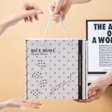 Сине-белый керамический комплект для домашнего использования, посуда для еды, подарочная коробка, подарок на день рождения