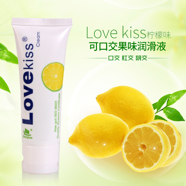 Love kiss lemon taste for adult lubricants for sex products for sex products
