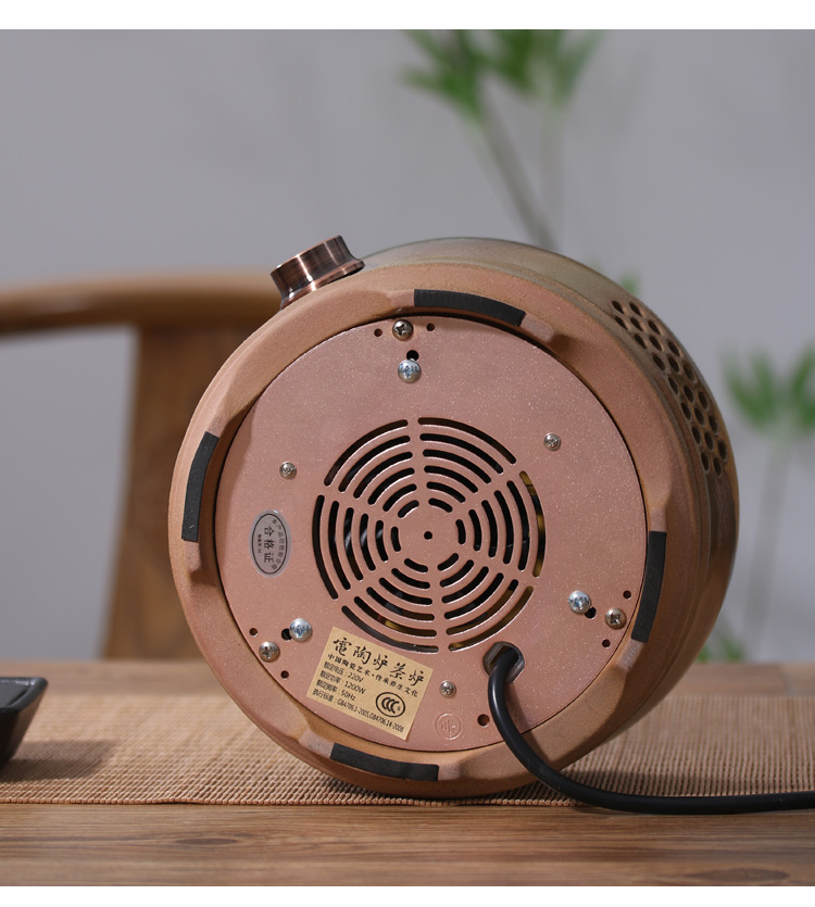Nhà sản xuất 110v gốm thô đốt bếp gốm sứ điện trà nhỏ bếp điện từ nhà ánh sáng sóng nước đun sôi nồi hơi yên tĩnh bếp hồng ngoại âm