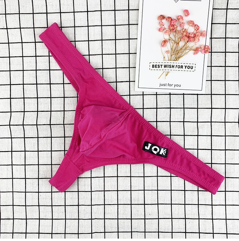 sịp lọt khe cho nam Quần lót nam chữ T, cotton lưng thấp gợi cảm chữ U lồi thoải mái thoáng khí cotton nguyên chất Quần thun thời trang cá tính Quần nam hợp thời trang Quần lót nam lọt khe cotton Quần lót nam lọt khe