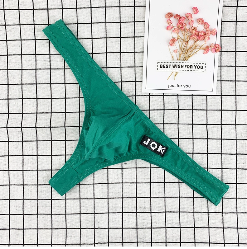 sịp lọt khe cho nam Quần lót nam chữ T, cotton lưng thấp gợi cảm chữ U lồi thoải mái thoáng khí cotton nguyên chất Quần thun thời trang cá tính Quần nam hợp thời trang Quần lót nam lọt khe cotton Quần lót nam lọt khe