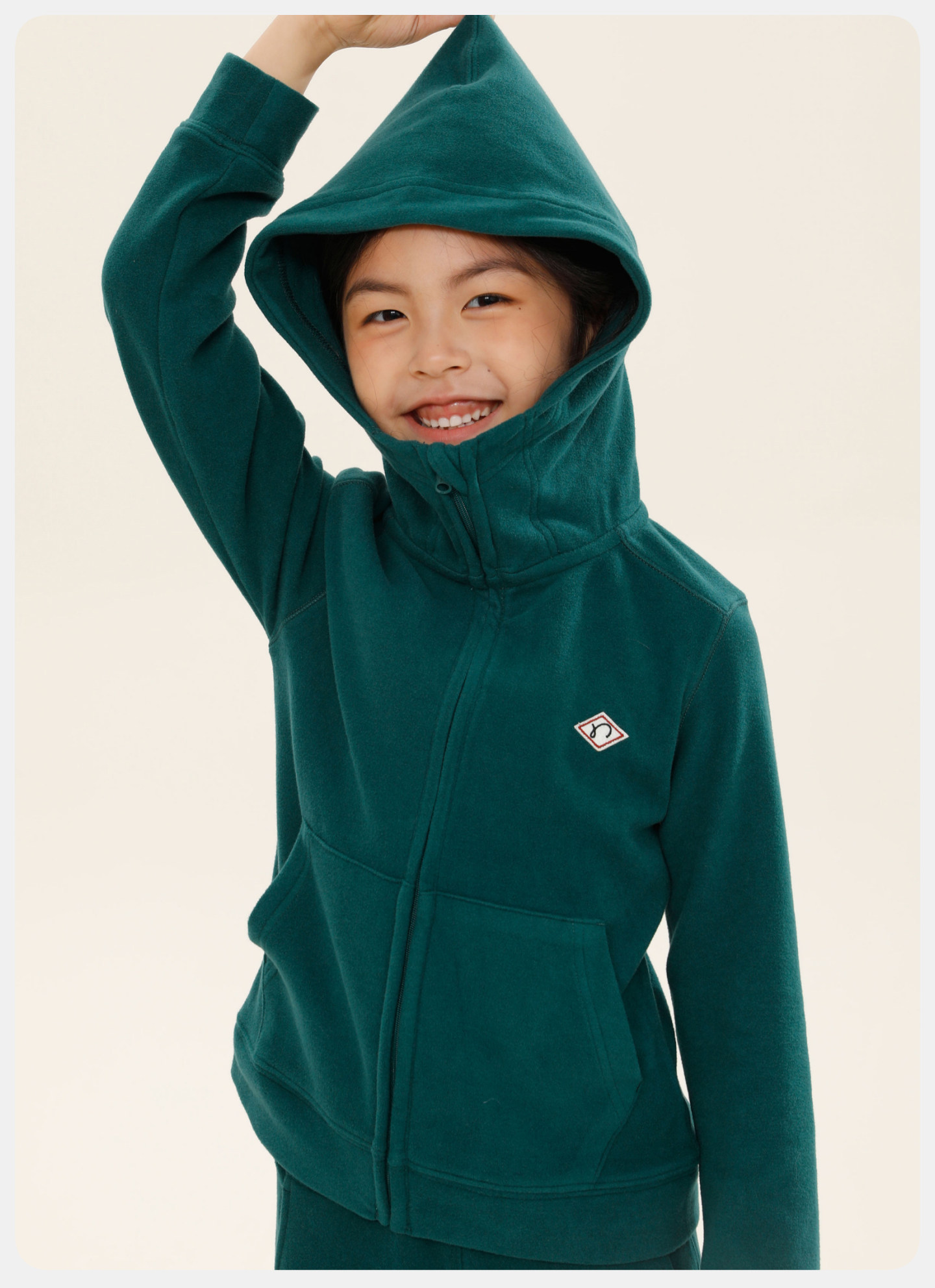 Capsule Naju Children's Clothing [Easy to Fold] Children's Sweatshirt Antibacterial Static-Free Lightweight Warm Fleece Zip-Up Jacket for Boys and Girls — 51