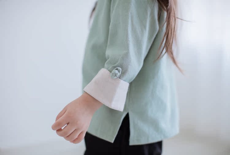 Chemise enfant à manche longue en lin - Ref 2082932 Image 23