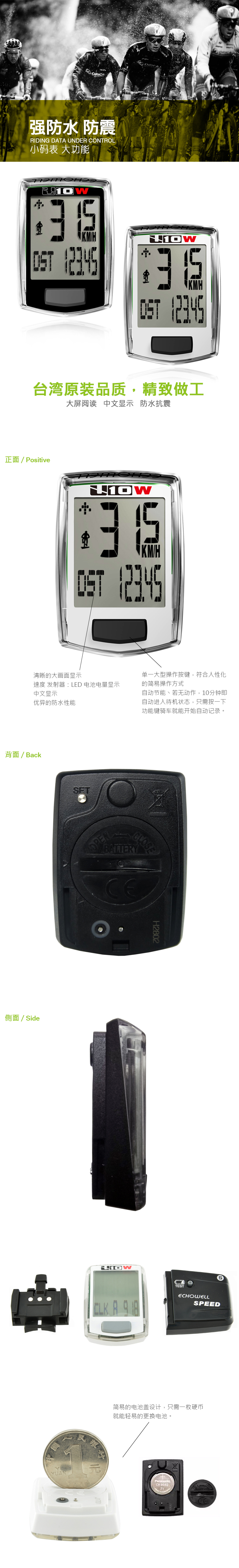 Tableau de bord vélo ECHOWELL - Ref 2439300 Image 8