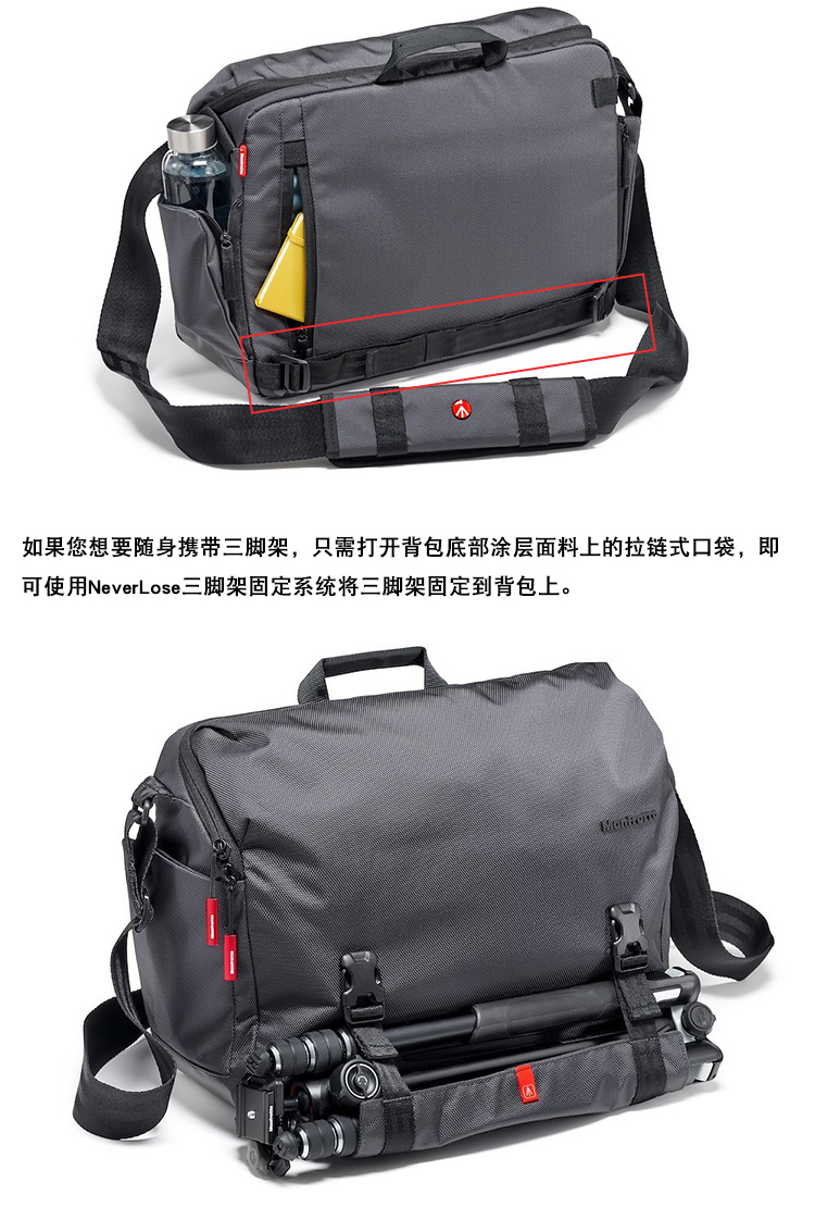 Manfrotto Manhattan MB MN-M-SD-10/30 túi đeo chéo vai đơn - Phụ kiện máy ảnh kỹ thuật số túi máy ảnh nhỏ gọn