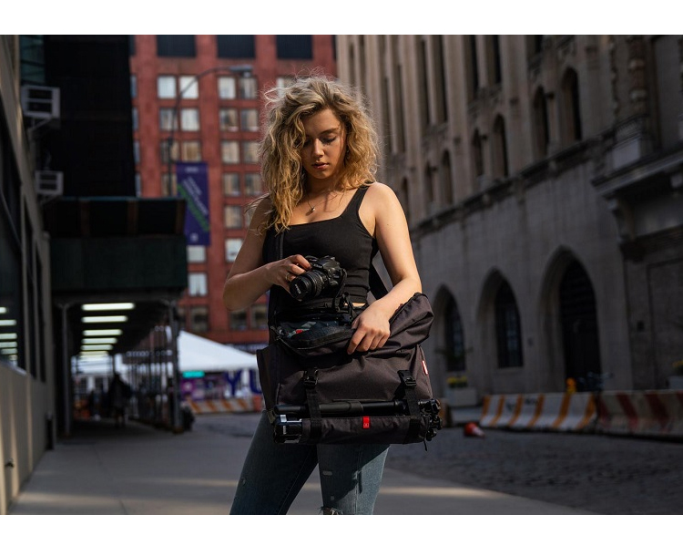 Manfrotto Manhattan MB MN-M-SD-10/30 túi đeo chéo vai đơn - Phụ kiện máy ảnh kỹ thuật số túi máy ảnh nhỏ gọn