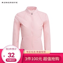 Mangov elastic thin skin clothing women spring and summer water splashing Jacket Womens sunscreen female UPF40
