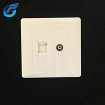  Factory direct sales 86 type cable TV panel network computer telephone module panel home improvement engineering large discount