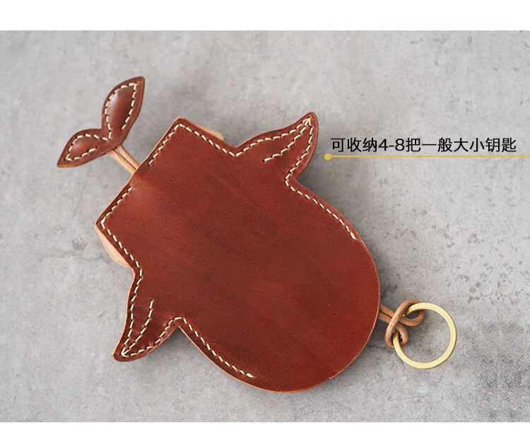 IMCOSY handmade Da cừu Ý Túi đeo chéo Shawn dễ thương động vật sáng tạo hợp thời trang tùy chỉnh sản phẩm mới - Trường hợp chính móc khóa sen