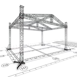 Aluminum alloy truss zhongsheng is cost-effective