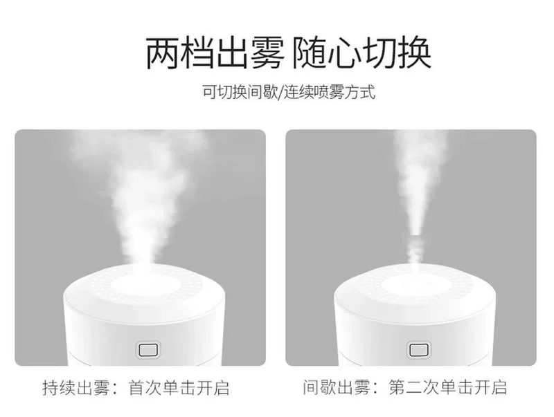Máy tạo độ ẩm phòng ngủ câm văn phòng nhà xe thanh lọc độ ẩm phun sáng tạo mini hương liệu đèn - Máy giữ ẩm