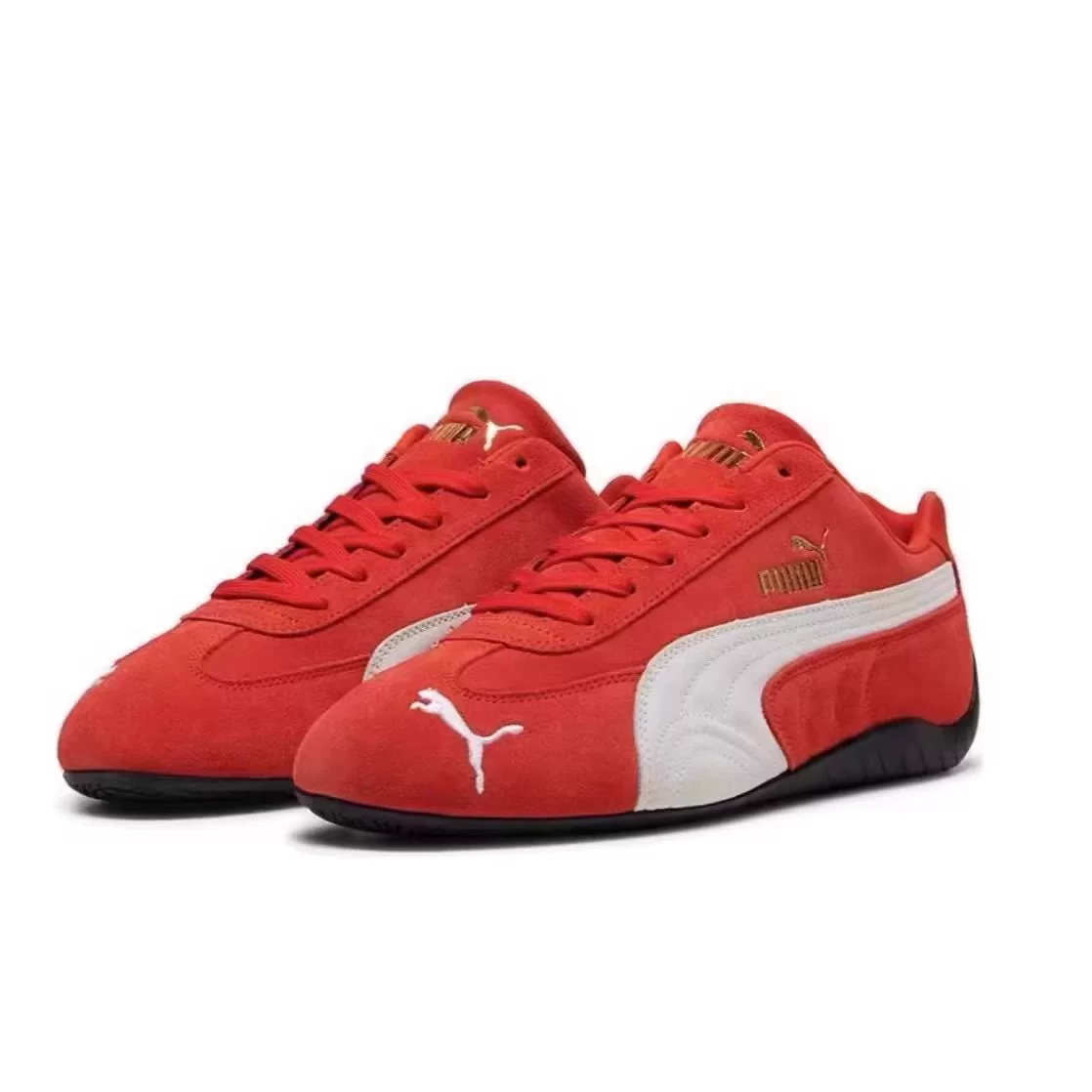 Мужские и женские Speedcat retro, бронзирование, suede, низкий топ, гонки, 461603