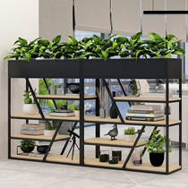 Iron Art New Iron Art Other Industrial Wind Coffee Bar Restaurant Cassette Green Planting Flower Box Screen Decorated Shelve
