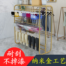 Mall Shop Underwear Shelves Bra Underpants Middle Island Show Shelves Double Sided Hanging Pyjamas Clothing Rack Silk Towels Socks Rack