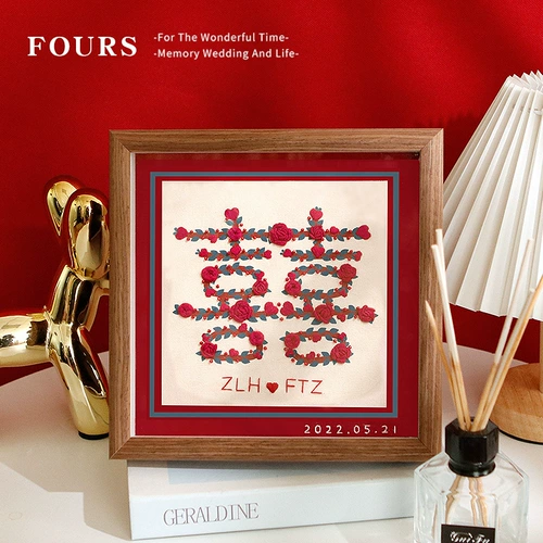 Тетрадь, фоторамка, «сделай сам», свадебный подарок, с вышивкой