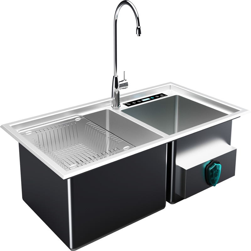 Shiqikang high-energy ion food purifier--built-in screen sink series SCC-H05S1