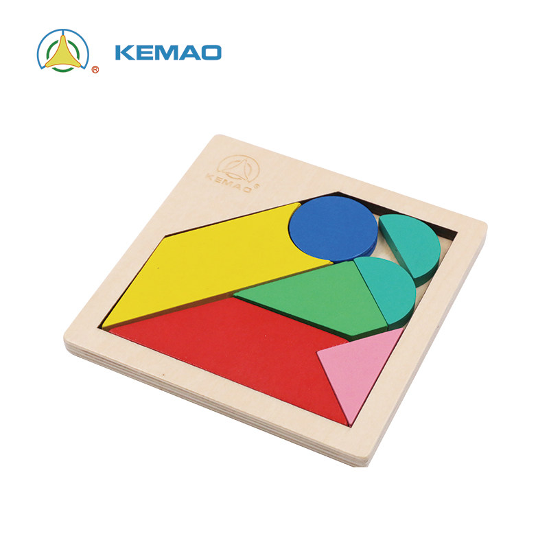Modern intellect Seven Jigsaw Wood Puzzle Kindergarten Children Puzzle Early School Elementary School Students Toys Send courses Tu-Taobao