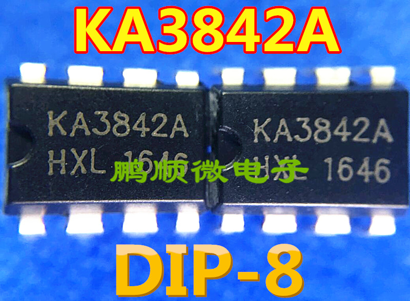 New UC3842 UC3842AN KA3842 KA3842A in-line 8-pin DIP-8