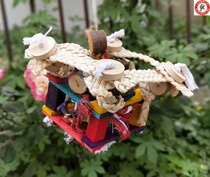 Parrot nibbling with toy destruction Toy Double-layered Treasure Hunt for feeding box Bird Cage Pendant Accessories