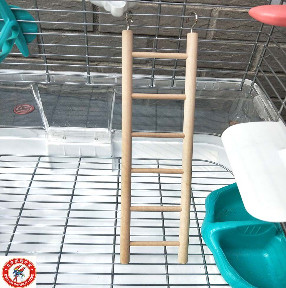 Small and medium-sized parrots climbing and biting toys supplies HAGEN bird cage accessories cloud ladder primary color small ladder bird climbing ladder