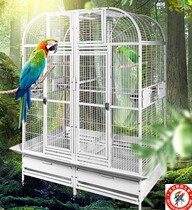 Oversize parrot cage Parrot Cage Sunflower Cockatoo Parrot Cage Bird Cage Stainless Steel Big bird cage Sub-large double cage