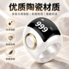 Stress reduction counting smart ring LED count counter counter ring alarm clock ring ceramic ring