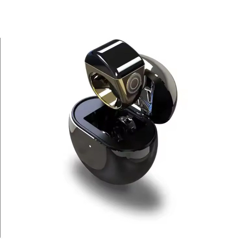 Equantu new smart counting ring alarm clock ceramic zinc alloy plastic ring counter