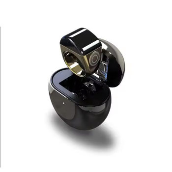 Equantu new smart counting ring alarm clock ceramic zinc alloy plastic ring counter