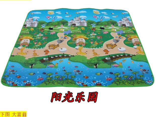Ngoài trời dã ngoại mat cắm trại không thấm nước thảm cỏ lều bãi biển gấp mat để tăng dày mở rộng - Thảm chống ẩm / Mat / Gối thảm xốp xpe hàn quốc