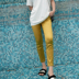 Ba quần Acetate Satin Quần lụa mùa hè dành cho nữ Mặc mỏng - Khởi động cắt shop quần áo nữ Khởi động cắt