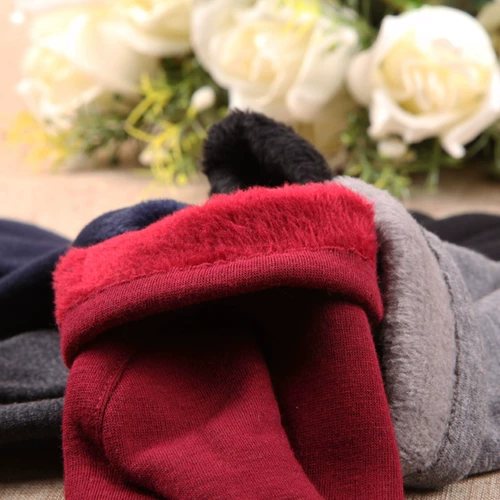 Перчатки, комплект, удерживающая тепло бархатная дорожная ветрозащитная неваляшка, увеличенная толщина