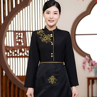 Женский черный (отправляя фартук)