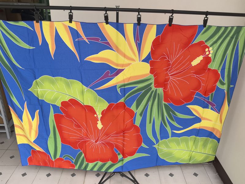 Foreign Trade Export to the South Pacific, Hawaiian Island Artificial Cotton Rayon Sarong Wrap Cloth, Samoa, Fiji