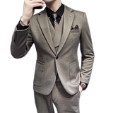 Мужской демисезонный ретро костюм в английском стиле для отдыха, комплект, свадебное платье, большой размер