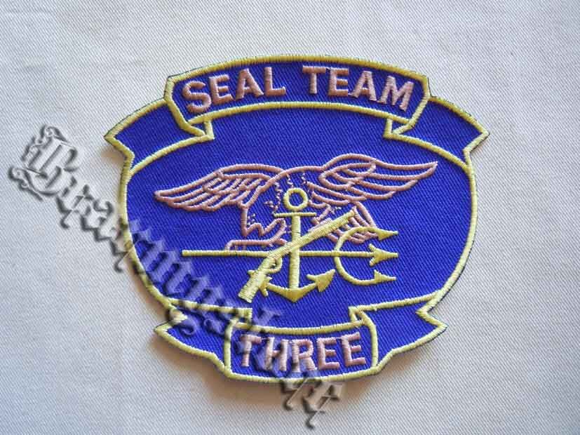The U.S. Navy SEAL embroidered chest tag Naturally Player morale without magic stickers