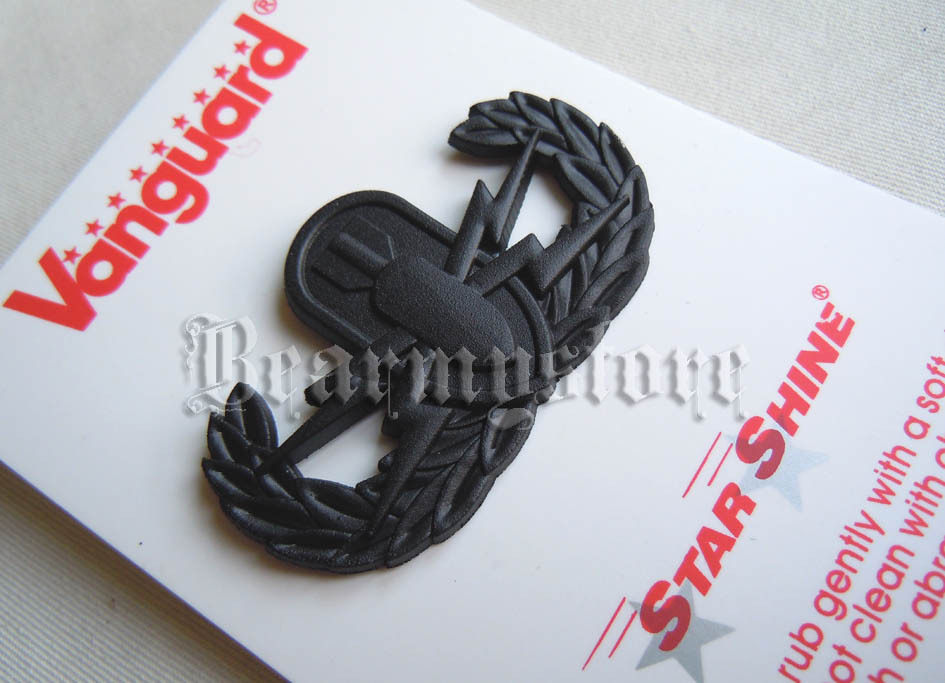 US Navy EOD Primary Qualification Certificate of US Bomb Dismantling Expert Skills Level Qualification Chapter Counter-Terrorism Expert Badge