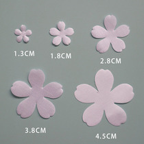 Primrose petal flower piece Ironing flower making flower Hand-made dyed cloth flower High-grade silk flower material DIY ancient Hanfu