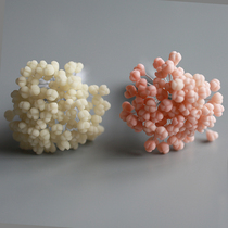 Lily stamens Glutinous rice flower heart Hand-made hot flower fabric flower core Flower stamens hot flower device Fondant soft pottery clay