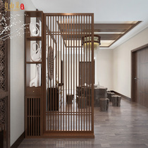 Modern Chinese living room partition flower stand decorative screen shelf entry porch decoration bedroom floor-to-ceiling partition wall