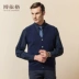 Boyg cashmere vest cardigan nam áo len cashmere len nam v-cổ đan áo len thu đông Dệt kim Vest