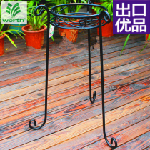 Wo Shi three-legged high flower stand 3944 green vine plant flower potted decoration wrought iron flower pot stand gardening supplies