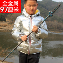 Blue Silver Bully King Gun Big Fight Roo Continent Don Three Warrior Model Hands on Peripheral Pendulum 1 m Blue Silver Crown