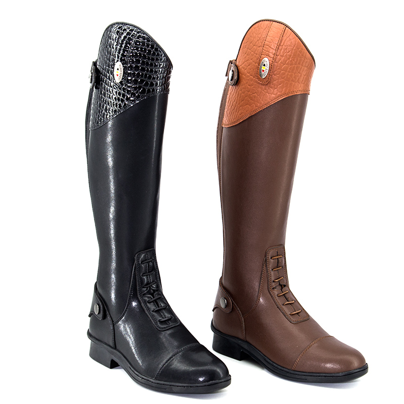 乗馬ブーツ、牛革ブーツ、男女兼用、本革ブーツ、男女兼用、騎士用乗馬ブーツ、プロ仕様のロング乗馬ブーツ