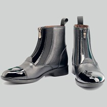 Equestrian riding boots training men and women knights real cowhide horse racing equipment short boots non-slip wear-resistant breathable riding leather boots