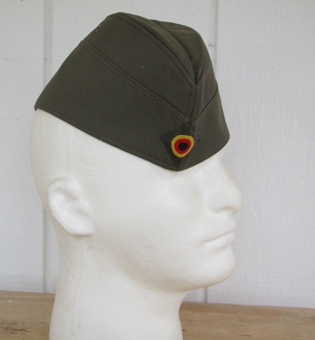 New German monarch version MOLESKIN GARRISON ship type hat full cotton thick cloth M number