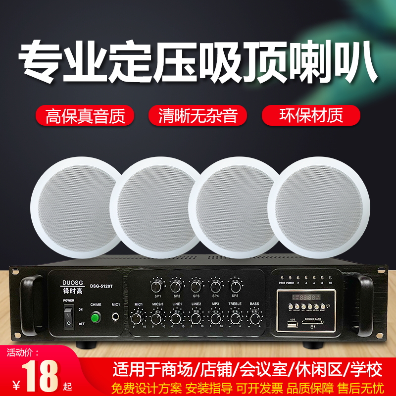 Suffrage Horner Smallpowder ceiling with soundbackground music embedded Bluetooth shop public system