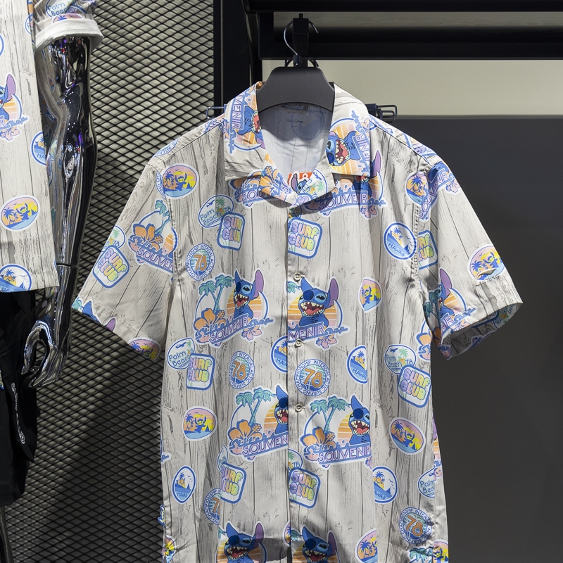 Li Ning 2024 New Product X Disney Stitch Joint Series Unisex Loose Short-Sleeved Shirt Ashu243