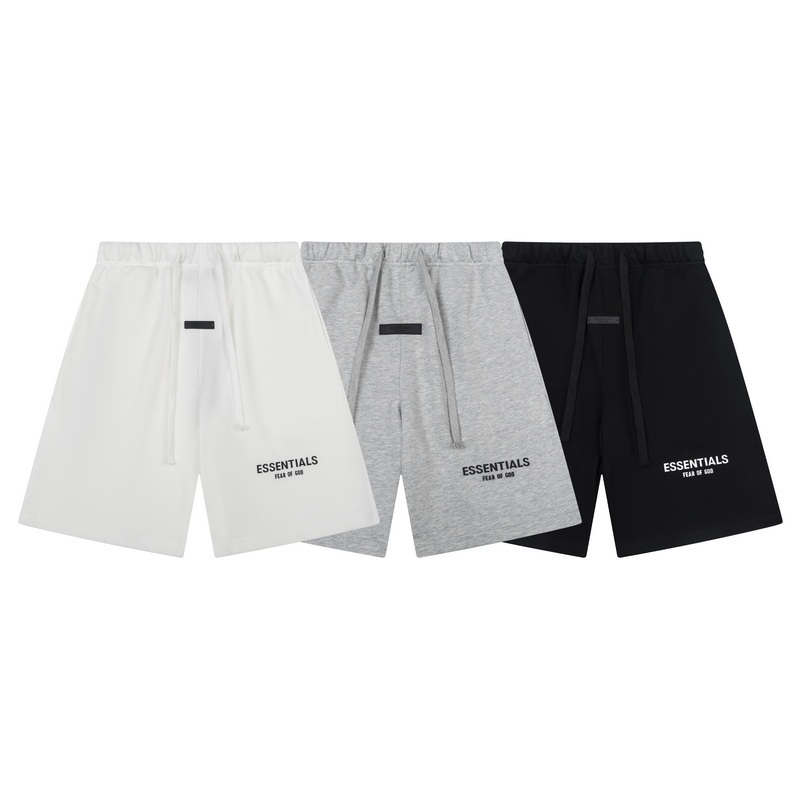 Essentials Drawstring High Street Fog Double-Line Trendy Casual Sports Shorts Unisex with Letter Print Essentials Drawstring High Street Fog Double-Line Trendy Casual Sports Shorts Unisex with Letter Print