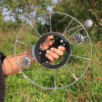 Victory light body wheel stainless steel metal disc eagle wheel high-end silent large bearing breeze roulette hand wheel spool