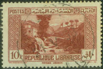 Lebanon · 1937 6 26-1940 Ordinary (15-9) 10p Dog River Panorama